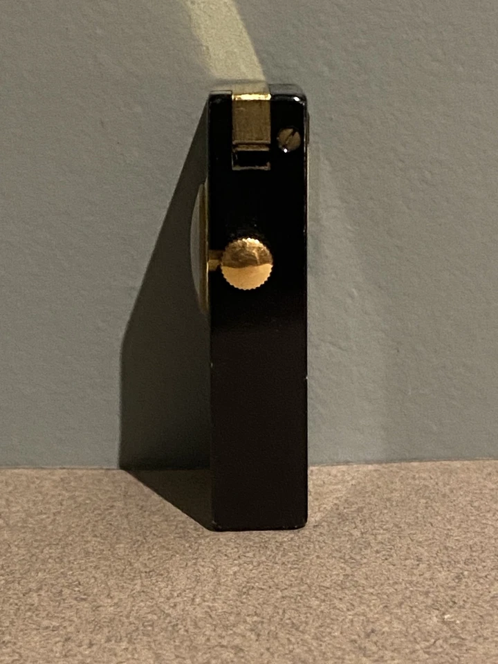 Briquet - montre de poche Foska 17 rubis étanche noir et or - Photo 3/4