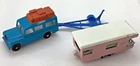 Lot of 3 Vintage Matchbox Lesney Land Rover Safari No.12 & No.9 No.23 Trailers
