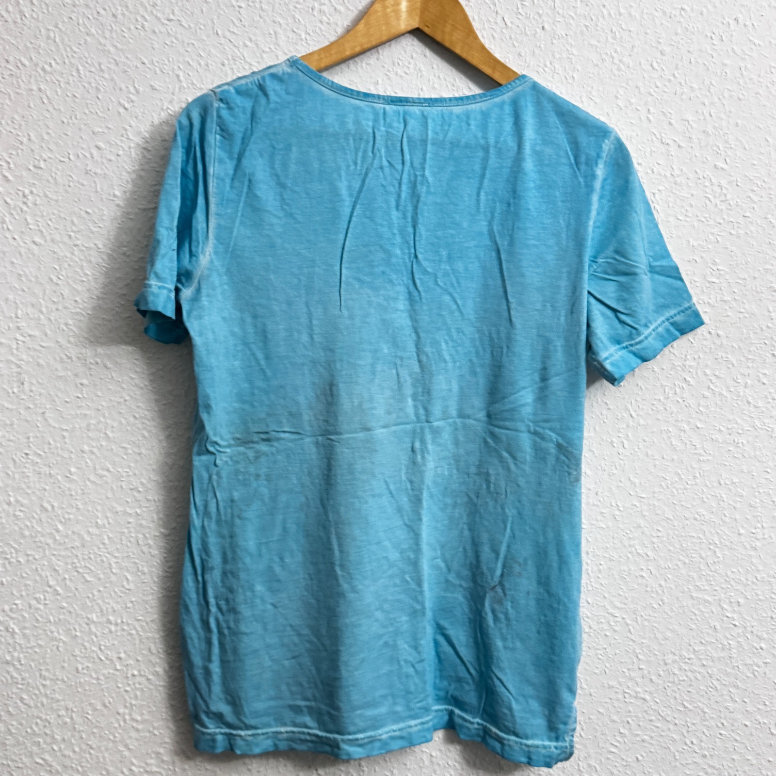 Turquoise Blue Sequin Chevron T-Shirt - Size M/L image 6