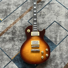 In Stock Sunburst electric guitar brown back ABR bridge free shipping ship quick