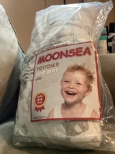 Moonsea Toddler Nap Mat with Pillow Fleece Minky Blanket, Lightweight, Soft P