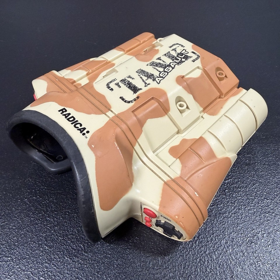 Vintage 1990s Radica Tank Assault Handheld Electronic Game - Works New Batteries
