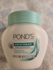 NEW Pond's Cold Cream Make-Up Remover Deep Cleanser Full Size 6.1oz/173g