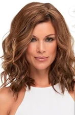 NWT Jon Renau Top Wave 12" Topper # 8- Cocoa