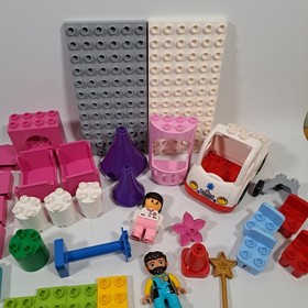 Lego Duplo Princess Castle Ambulance Planes Mixed Lot 10527 10596 100+ Pc Figure