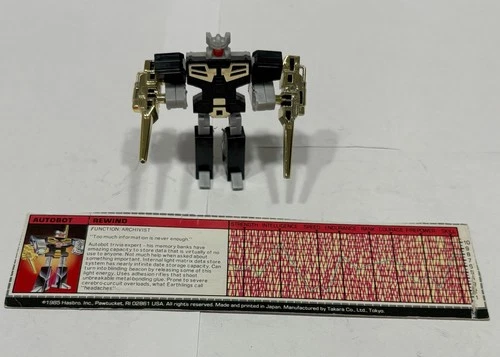 G1 Transformers vintage original Autobot cassette REWIND 100% complete