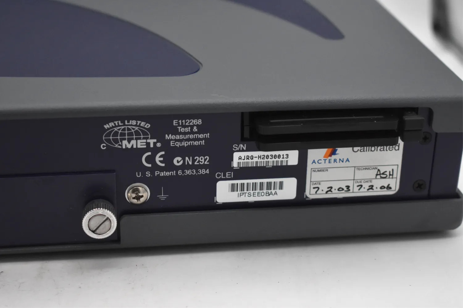 JDSU (ACTERNA) DA-3400 DATA NETWORK ANALYZER WITH ETHERNET INTERFACE