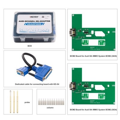 KEYDIY BCM2 (3634/35) Adapter KDADP2505 for Audi 5th IMMO System Work for KD-X4