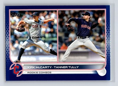 2022 Topps Update Rookie Combos Tanner Tully, Kirk McCarty #US78 (RC) Royal Blue