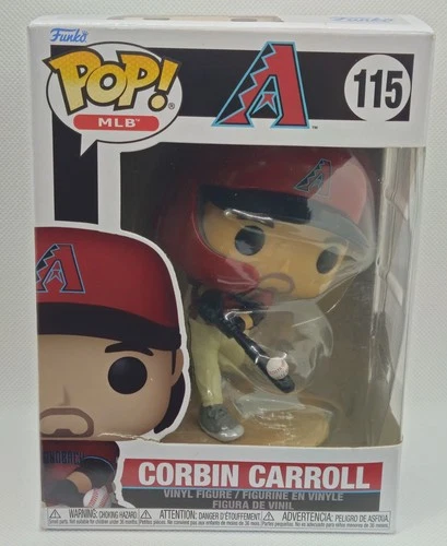 Funko POP! MLB Arizona Diamondbacks Corbin Carroll #115 Baseball Vinyl Figure