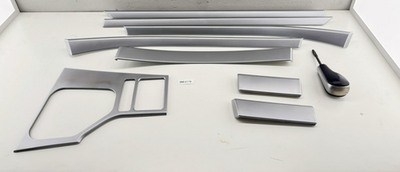 BMW 5 SERIES E39 OEM ALUMINUM SATIN SILVER SAVOINI INTERIOR TRIM