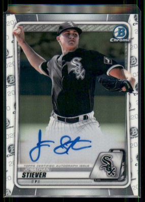 2020 Bowman Chrome Jonathan Stiever Prospect Autographs #CPA-JS White Sox