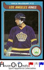 1979-80 Topps #63 Dale McCourt Los Angeles Kings NHL Hockey Card