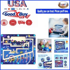 Wooden Magnetic Color Number Maze for Kids 3 Montessori Learning Puzzle Boar...