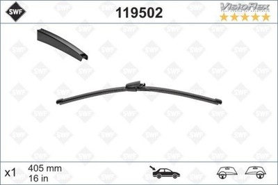 SWF Rear Wiper Blade 405 mm 16'' Fits SKODA Laura VW Transporter T5 1Z5955425