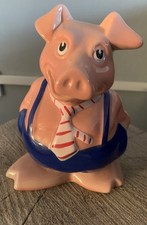 Wade England Pottery NatWest Pigs 'Maxwell' Piggy Bank With Original Stopper