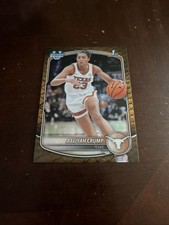 2025/26 Bowman Chrome University Aaliyah Crump #BCP-33 Reptilian Refractor Texas