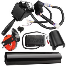 Golf Cart Turn Signal Kit with Horn, Brake Light Switch, Golf Cart Blinker Sw...
