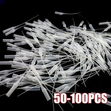 50-100Pcs Instant Super Glue Dropping Tube Nozzle Adhesive Tool Catheter Dropper