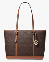 Michael Kors Damen Tasche Shopper Large Jet Set Travel Lg Shldr Tote Braun