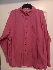 Ariat Men's XXL/TTG Plaid Pro Series Long Sleeve Button Up Western Shirt.