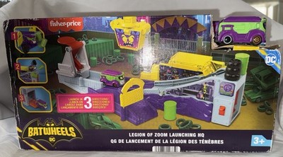 Fisher-Price DC Batwheels Legion of Zoom Launching HQ Play Set Ages 3+