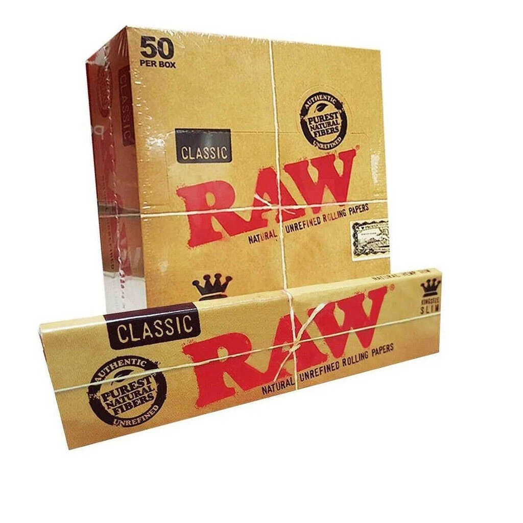 Box of Raw Classic Kingsize Rolling Papers