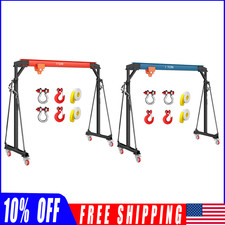 Portable Gantry Crane 1 Ton 2200 Lbs Adjustable Shop Lift Hoist 8-11 Ft Wlocki Portable Gantry Crane 1 Ton 2200 Lbs Adjustable Shop Lift Hoist 8-11 Ft Wlocki