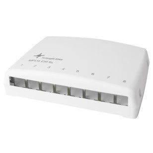 Telegärtner - Patchpanel Kupfer Mini-Verteiler leer 100021392 MPD8 apws TH35