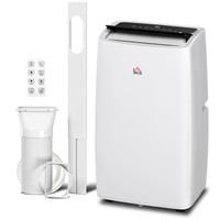 HOMCOM 14,000 BTU Portable Air Conditioner Unit with Remote, 24H Timer