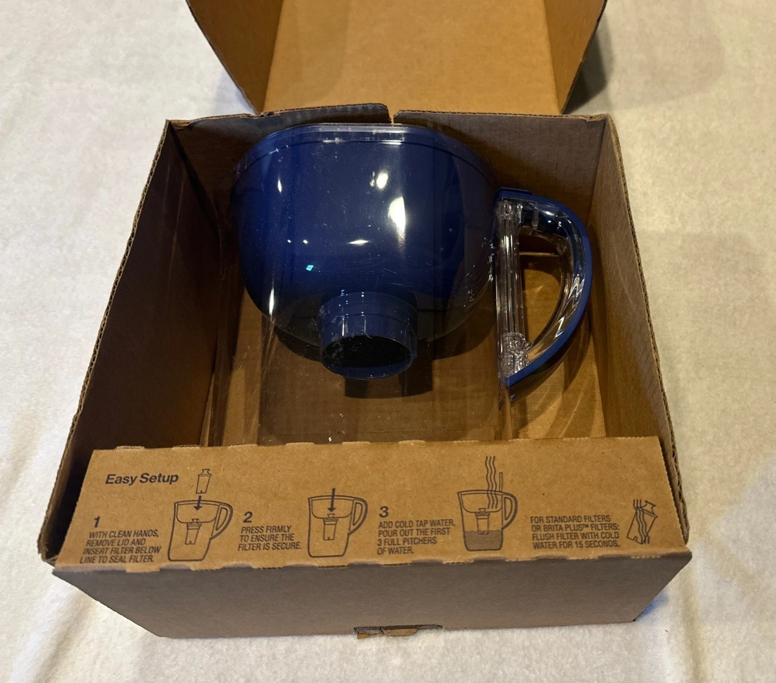 Brita Everyday Water Pitcher 10-Cup Capacity with One Filter