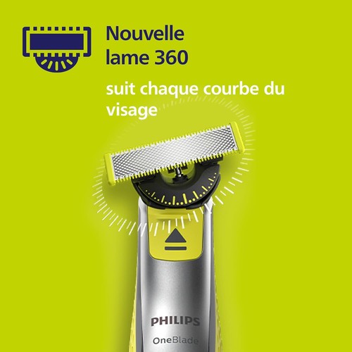 LOT DE 2 LAMES PHILIPS OneBlade 360 QP420/50 RECHARGE TETES ONE BLADE - Imagen 4 de 7