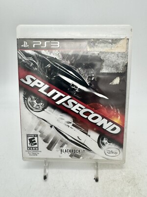 Split Second (Sony PlayStation 3, 2010) PS3 Complete w/ Manual - Tested Working