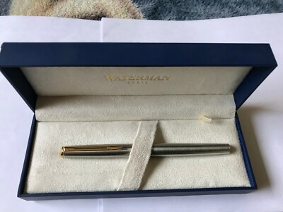 Waterman Hemisphere Füllfederhalter Edelstahl Goldrand