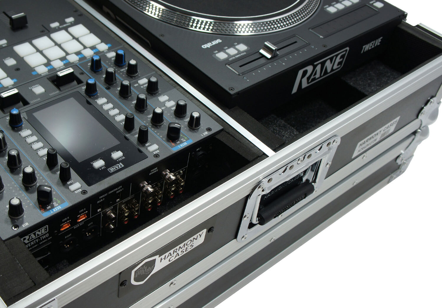 Harmony HCRAEN1272W DJ Battle Coffin for (1) Rane 12 Turntable & Rane