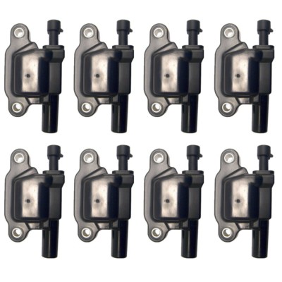 8 7805-1218 Ignition Coils + 8 41-962 Spark Plugs + 8 Plug Wires w