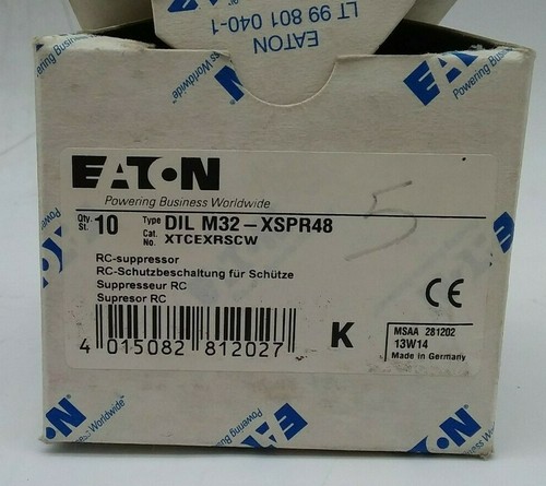 Eaton DILM32-XSPR48 RC Surge Suppressor Box of 5 - Picture 2 of 4
