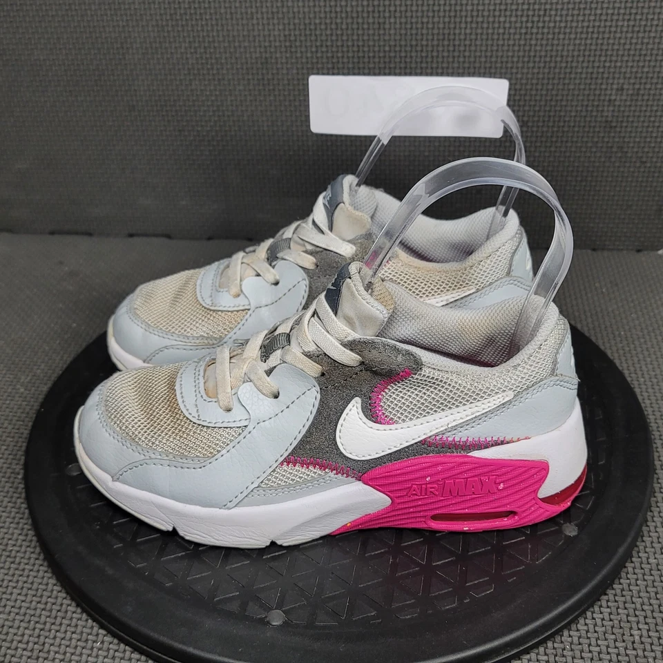 Nike Air Max Excee туфли ребенка ясельного возраста размер 13,5 серый розовый банджи тренажеры кроссовки - Изображение 3 из 4