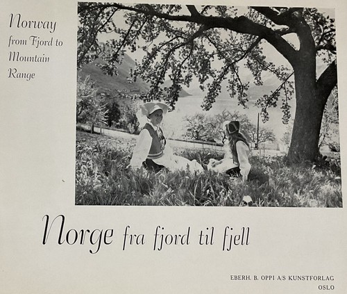 Vintage Norge Fra Fjord Til Fjell-Norway, From Fjord to Mountain Range-Paperback - Picture 2 of 9