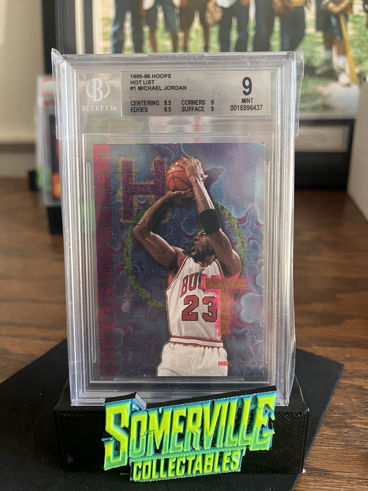 1996 HOOPS HOT LIST #8 マイケル・ジョーダン PSA 9 Michael Jordan