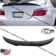Rear Trunk Spoiler For 2004-2010 BMW 5 Series E60 Sedan PSM Style Gloss Black