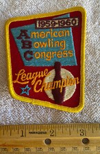 Vintage 1959-1960 League Champions Americsn Bowling Congress
