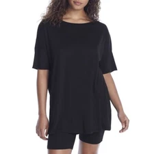 Honeydew Intimates Womens Travel Light Modal Knit Lounge Set 21117 Black Small