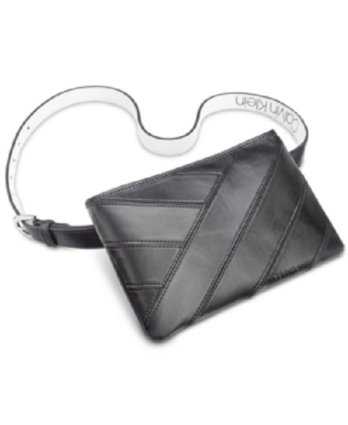 Calvin Klein Women's Synthetic Leather Belt Bag fanny Pack Black Size L/XL NEW!! eBay