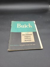 1959 Buick Preliminary Chassis Service Shop Repair Maintenance Guide Manual 1959 Buick Preliminary Chassis Service Shop Repair Maintenance Guide Manual