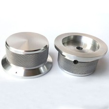 1X Aluminium volume potentiometer Knob for Guitar Amplifier 6mm Hole 50x40x25mm