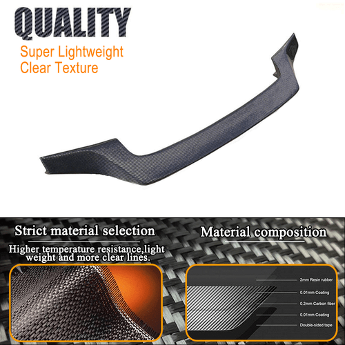 For Audi A4 B9 B9.5 Sline S4 Sedan 2017-2023 REAL Carbon Rear Trunk Spoiler Wing - Picture 8 of 10