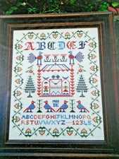 Country Yarns Fyne Needleworke "Weather House" Counted Cross Stitch Chart Pack