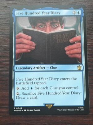 1x FÜNFHUNDERT JAHRE TAGEBUCH - Doctor Who - MTG - Magic the Gathering