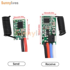 DC3-24V Universal 433MHZ Wireless Remote Control Transmitter Receiver Module Kit
